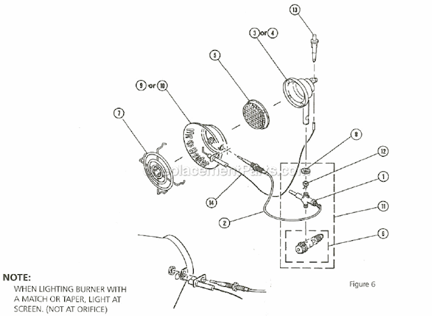 Page A Diagram and Parts List for MH12T  Mr Heater Heater